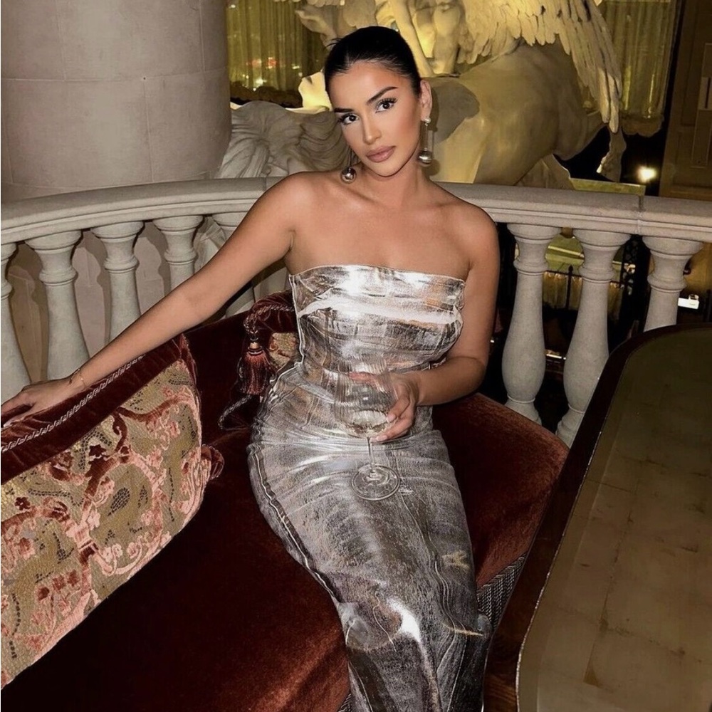 ZARA METALLIC DRESS